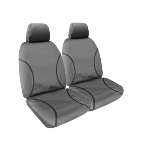 SEAT COVER SET GREY CANVAS - KAKADU CANVAS - CVKAGRY30