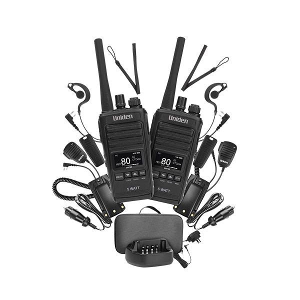 UNIDEN 5W UHF H-HELD TWIN PACK - UH755-2DLX