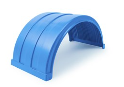 MUDGUARD DRIVE 650 WIDE LIGHT BLUE - MGP650LB