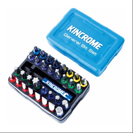 GENERAL BIT/HOLD SET 33PC DRIVE 1/4" - 13649
