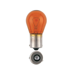 12V 21W AMBER PY21W BAU15S INCANDESCENT GLOBE (10) - 47384