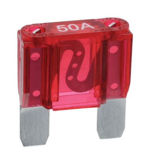 RED MAXI BLADE 50 AMP (10) - 52950