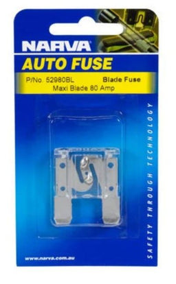80 AMP WHITE MAXI BLADE FUSE (BLISTER PACK OF 1) - 52980BL