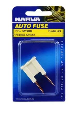 120 AMP GREY MALE PLUG IN FUSIBLE LINK (1) - 53192BL