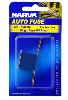 100 AMP PURPLE FUSIBLE LINK - LONG TAB (PACK OF 1) - 53290BL
