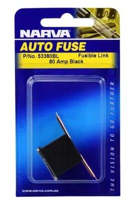 80 AMP BLACK FUSIBLE LINK - SHORT TAB (PACK OF 1) - 53380BL