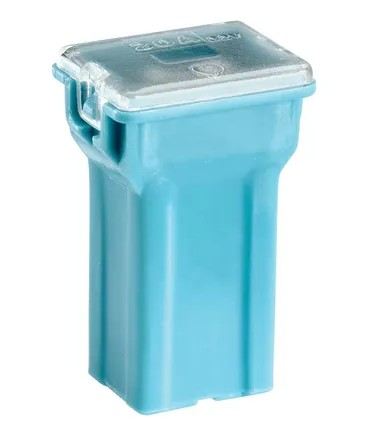 20 AMP BLUE MINI FEMALE FUSIBLE LINK - PLUG IN (1) - 53420BL