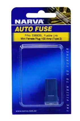100 AMP PURPLE MINI FML FUSIBLE LINKS- PLUG IN (1) - 53690BL