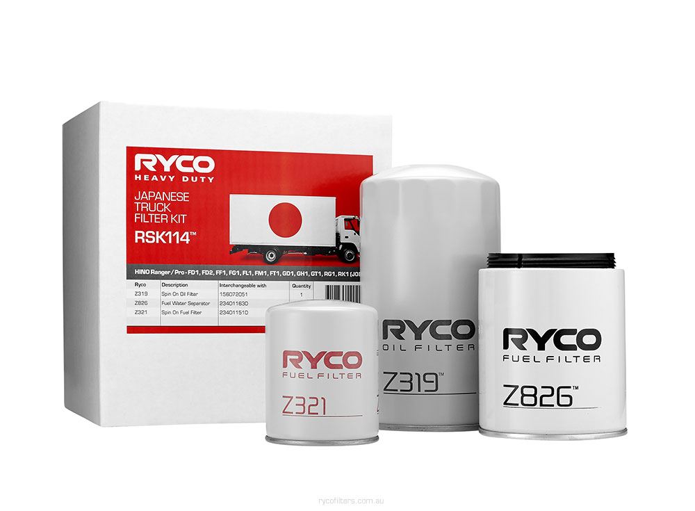 RYCO HD SERVICE KIT HINO RANGER / PRO - RSK114
