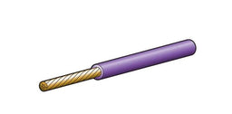 10A 3MM VIOLET SINGLE CORE CABLE (SOLD PER METRE) - 581330VTPERMTR