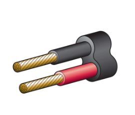 25A 5MM TWIN CORE SHEATHED CABLE (30M) RED/BLACK - 5825-30TW