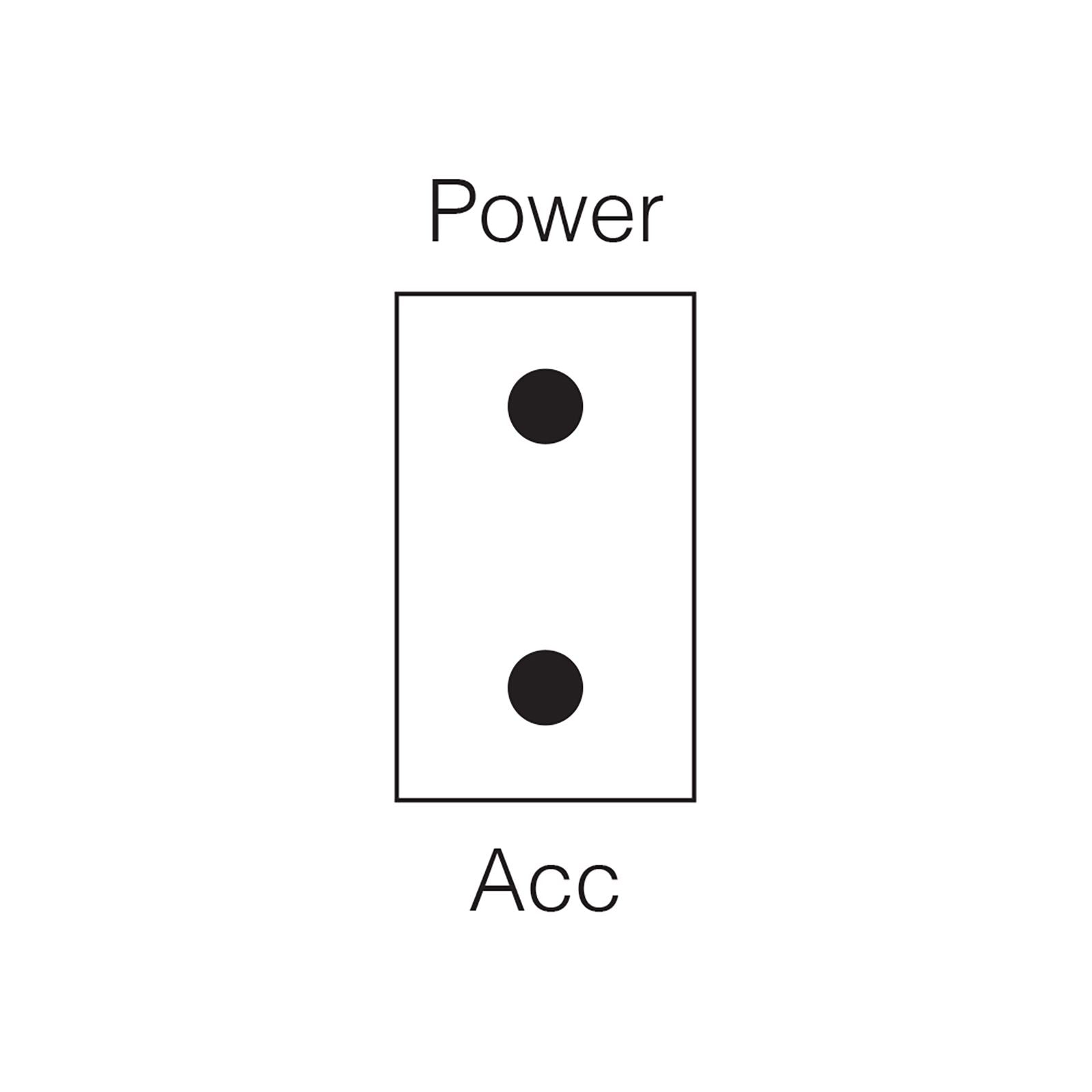 S/TOGGLE 20A ON/OFF BL PACK 1 - 60062BL