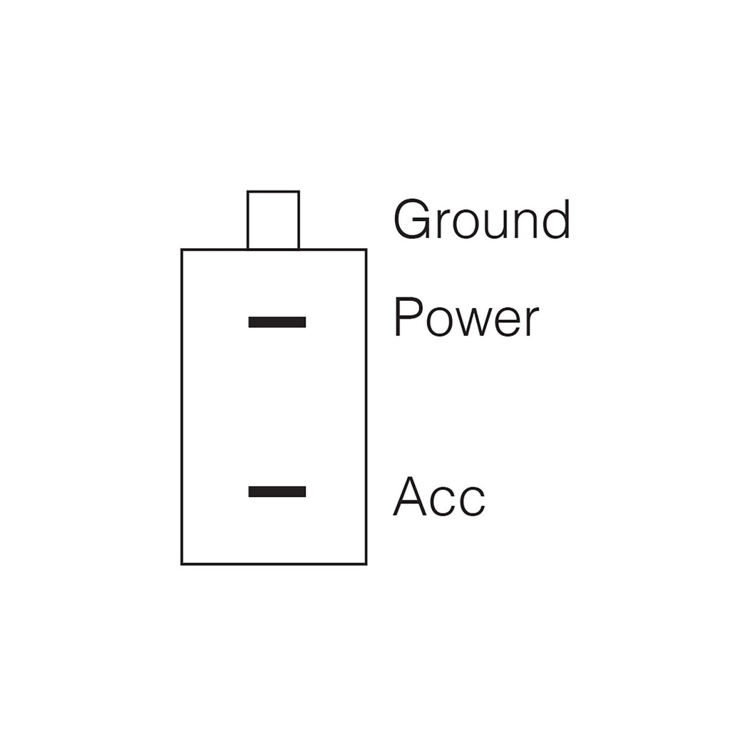 OFF/ON TOGGLE SWITCH WITH AMBER LED - 12V - 60285BL