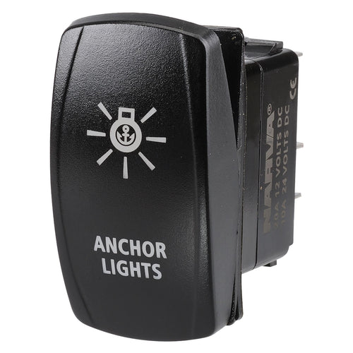 12V LED ANCHOR ROCKER SWITCH - 63255BL