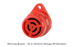 WARNING BUZZER - 12 OR 24 DUAL VOLTAGE 90 DECIBELS - 72550BL