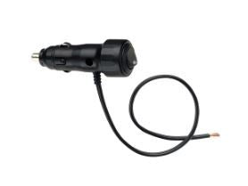 CIGARETTE LIGHTER PLUG W OFF/ON ROCKER SWITCH+ IND - 81010BL