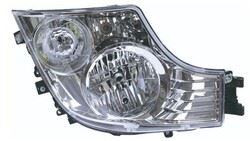 HEADLAMP RH ACTROS WITH ROUND FOGLIGHTS MP4 - 1V1350R