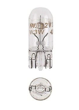 12V 3W W2.1 X 9.5D W3W WEDGE GLOBES (BOX OF 10) - 47504