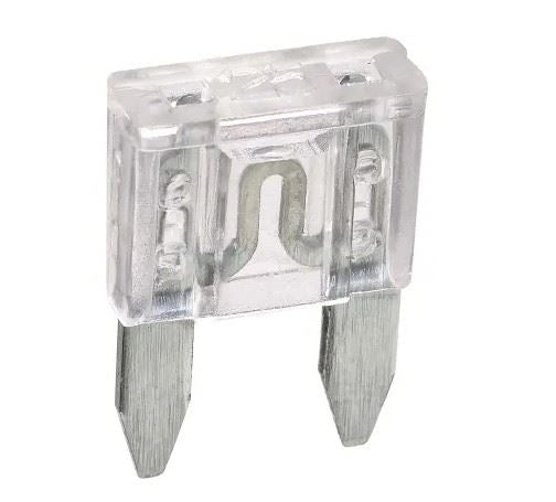 25 AMP WHITE MINI BLADE FUSE (BOX OF 50) - 52725