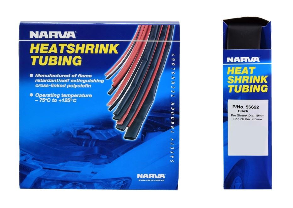 19MM BLACK HEATSHRINK (1.2M) - 56622