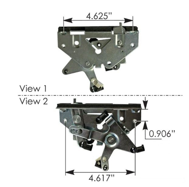 DOOR LATCH RH SIDE - 41P0613