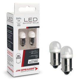 LED T4W / BA9S BAYONET 12V 6000K 68LM (2PCS) - JW990147