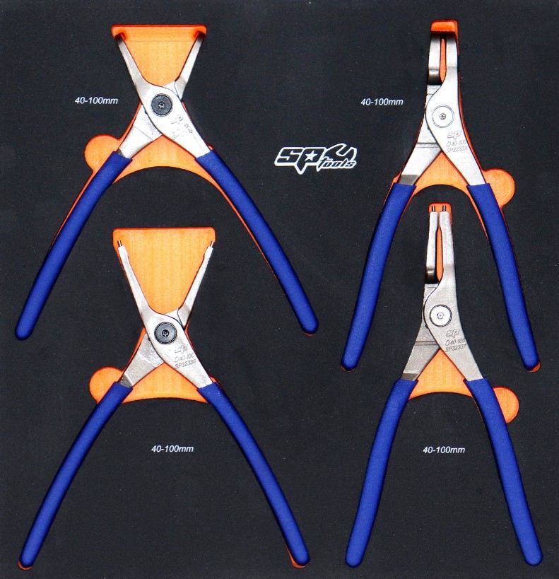 PLIERS & CUTTERS - CIRCLIP 4PC SET - 2.2MM TIPS - SP32937