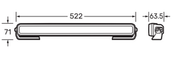 EX2 LIGHT BAR SINGLE ROW 20" - 72838