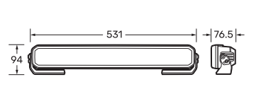 EX2 LIGHT BAR DOUBLE ROW 20" - 72842