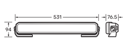 EX2 LIGHT BAR DOUBLE ROW 20" - 72842