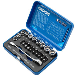 MICRO SOCKET SET 31 PIECE 1/4" DRIVE METRIC - K28151