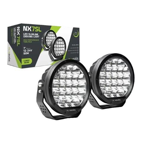 LED 7" SLIM D/LIGHT COMBO KIT (2) - JWNX720