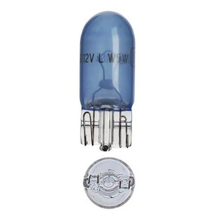 12V 5W W2.1 X 9.5D W5W ARCTIC BLUE WEDGE GLOBES(2) - 17189BL2