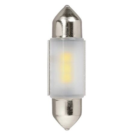 GLOBE LED COOL WHITE 12/24V  8.5 X 36MM 2PK - 18252BL