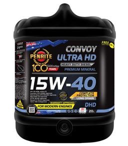 CONVOY ULTRA HD 15W-40 MINERAL CK-4 ENG OIL 20L - PEN-DHD020