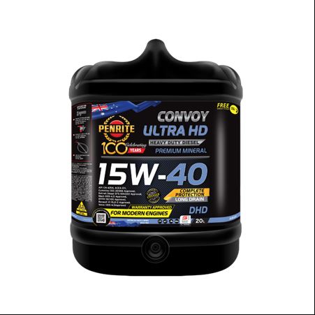 CONVOY ULTRA HD 15W-40 MINERAL CK-4 ENG OIL 20L - PEN-DHD020