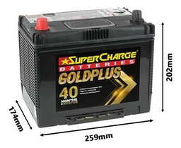 GOLD PLUS COMMERCIAL 12V 720CCA - MF80D26R