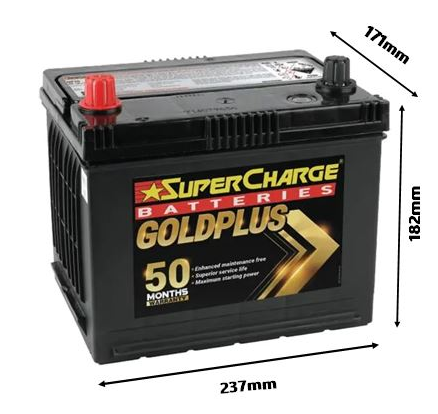 GOLD PLUS POPULAR 12V 650CCA - MF50