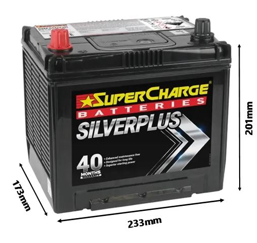 BATTERY SILVER JAP AUTO 615 CCA 115 RC - SMF55D23R