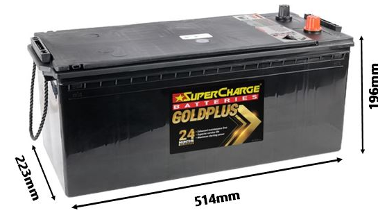 BATTERY EURO TRUCK N150  + LEFT 1030CCA - EMFN150L