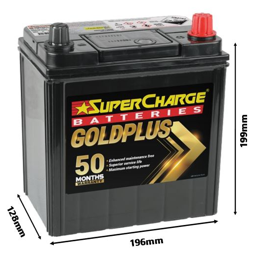 BATTERY GOLD + 390CCA + RIGHT SAE TERMIN - MF40B20ZAL