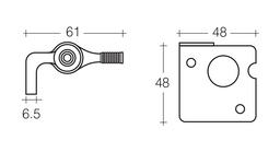 LOCK-OUT LEVER KIT (YELLOW) - 61077Y