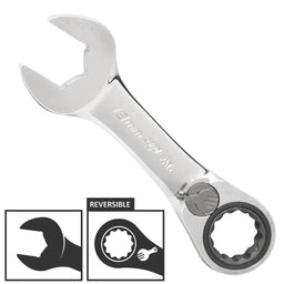 SPANNER ROE STUBBY REVERSIBLE GEARDRIVE METRIC 10M - SP17210