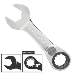 SPANNER ROE STUBBY REVERSIBLE GEARDRIVE METRIC 10M - SP17210