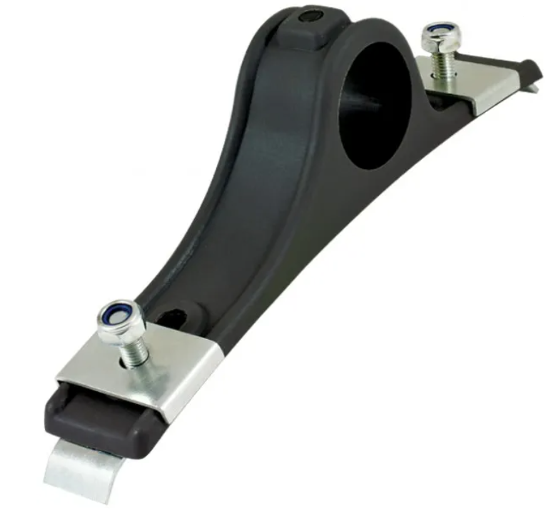 MUDGUARD BRACKET - BLACK ADJUSTABLE 2 BOLT - MGBA