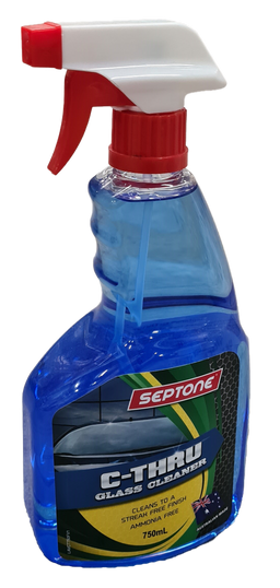 SEPTONE GLASS CLEANER, C-THRU 750ML - AVCT750