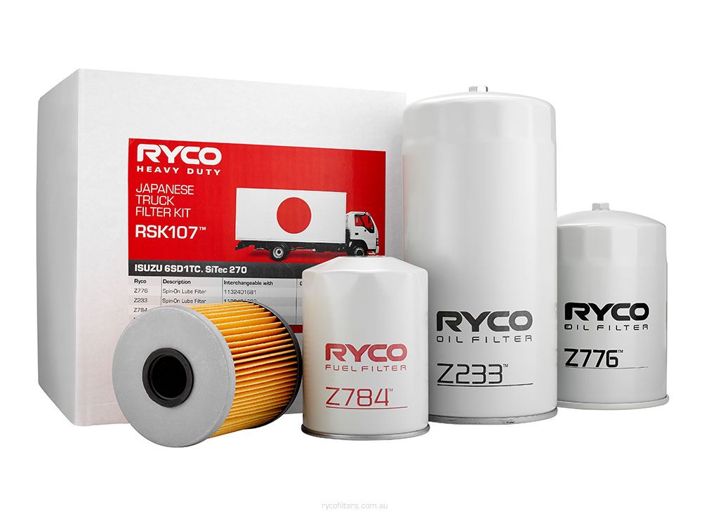 RYCO HD SERVICE KIT ISUZU 6SD1TC SITEC 270HP - RSK107