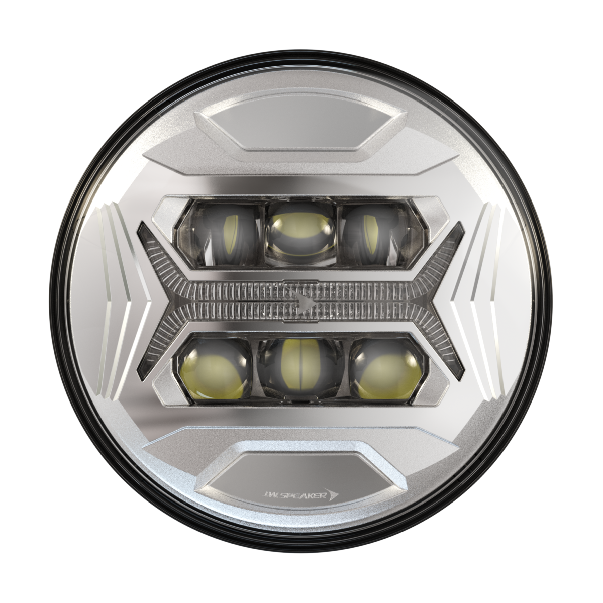 HEADLIGHT 7" LED 8700 EVO X - CHROME
