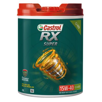 CASTROL RX SUPER ENGINE OIL 15W-40 CJ-4/E9 20L - CAS3418280
