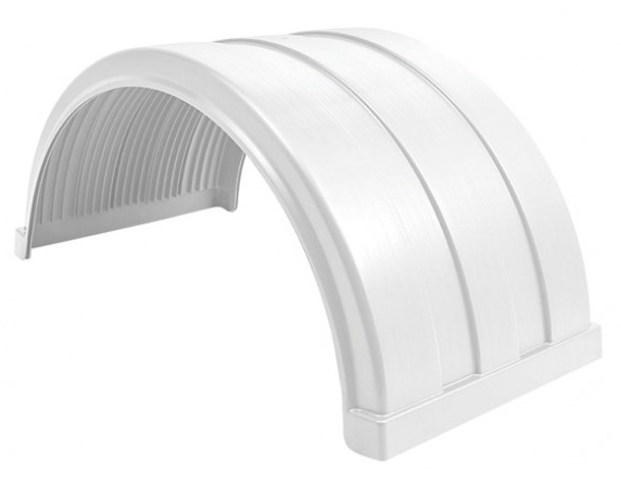 MUDGUARD TRAILER 620MM WHITE - MGP620W